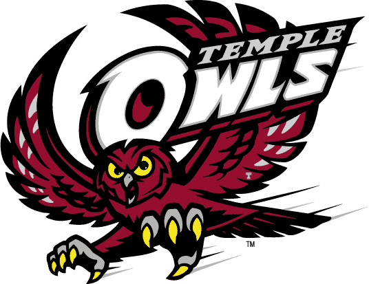 Temple Owls logos iron-ons